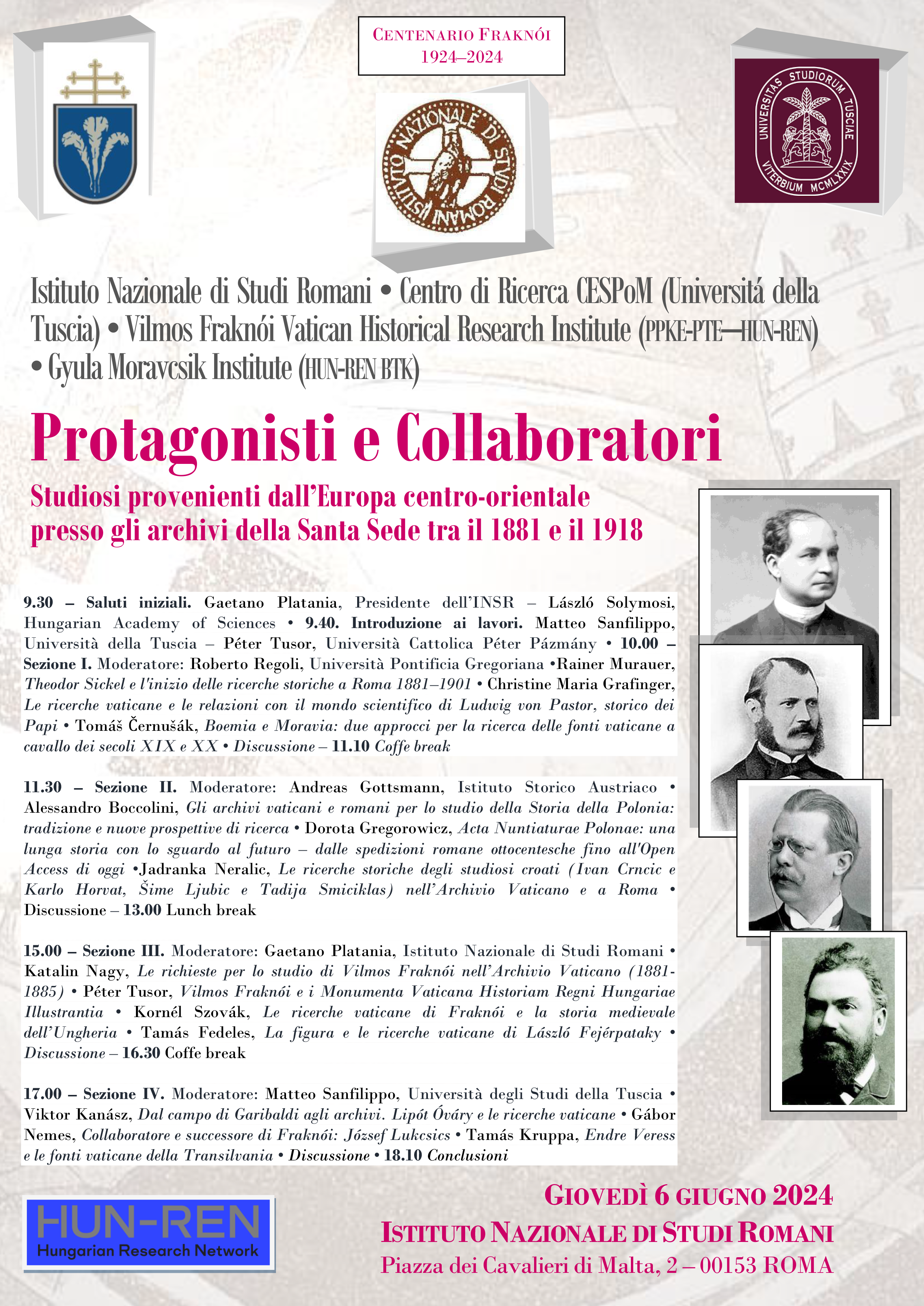 Protagonisti e Collaboratori. Studiosi provenienti dall’Europa centro-orientale presso gli archivi della Santa Sede tra il 1881 e il 1918