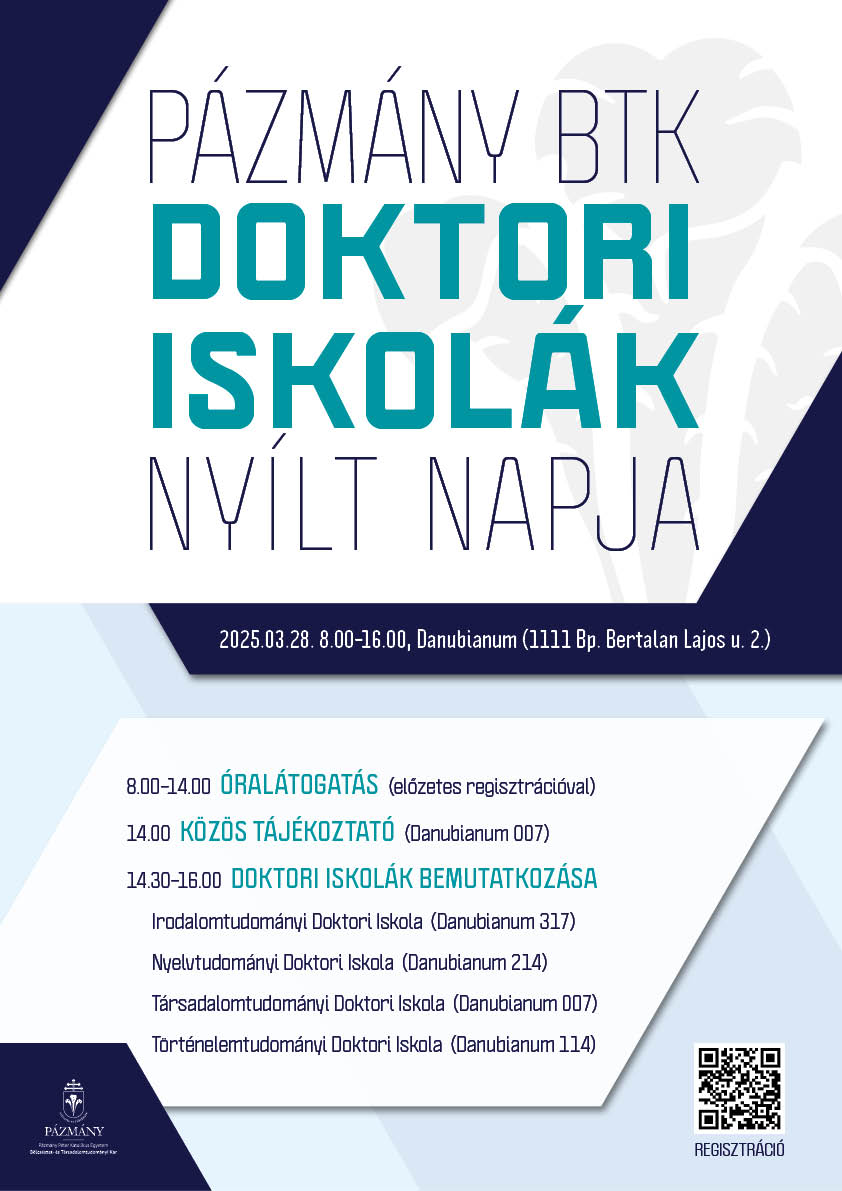 Doktori Iskolák Nyílt Napja