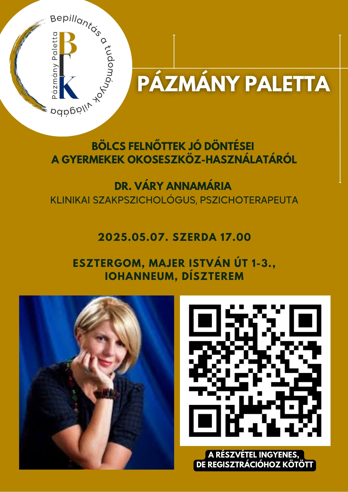 Pázmány Paletta – Bölcs felnőttek jó döntései a gyermekek okoseszköz-használatáról