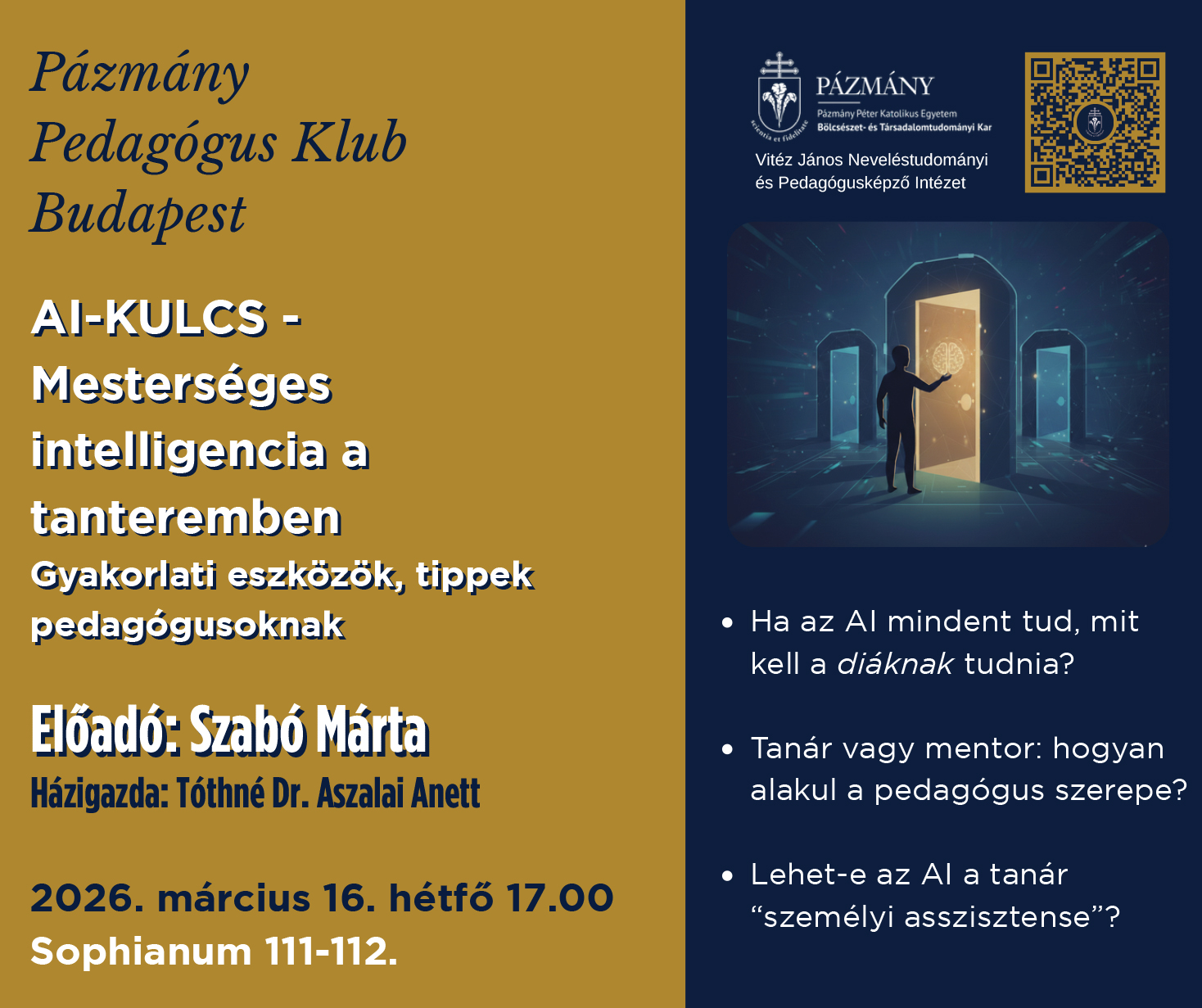 AI-KULCS – Mesterséges intelligencia a tanteremben. Gyakorlati eszközök, tippek pedagógusoknak