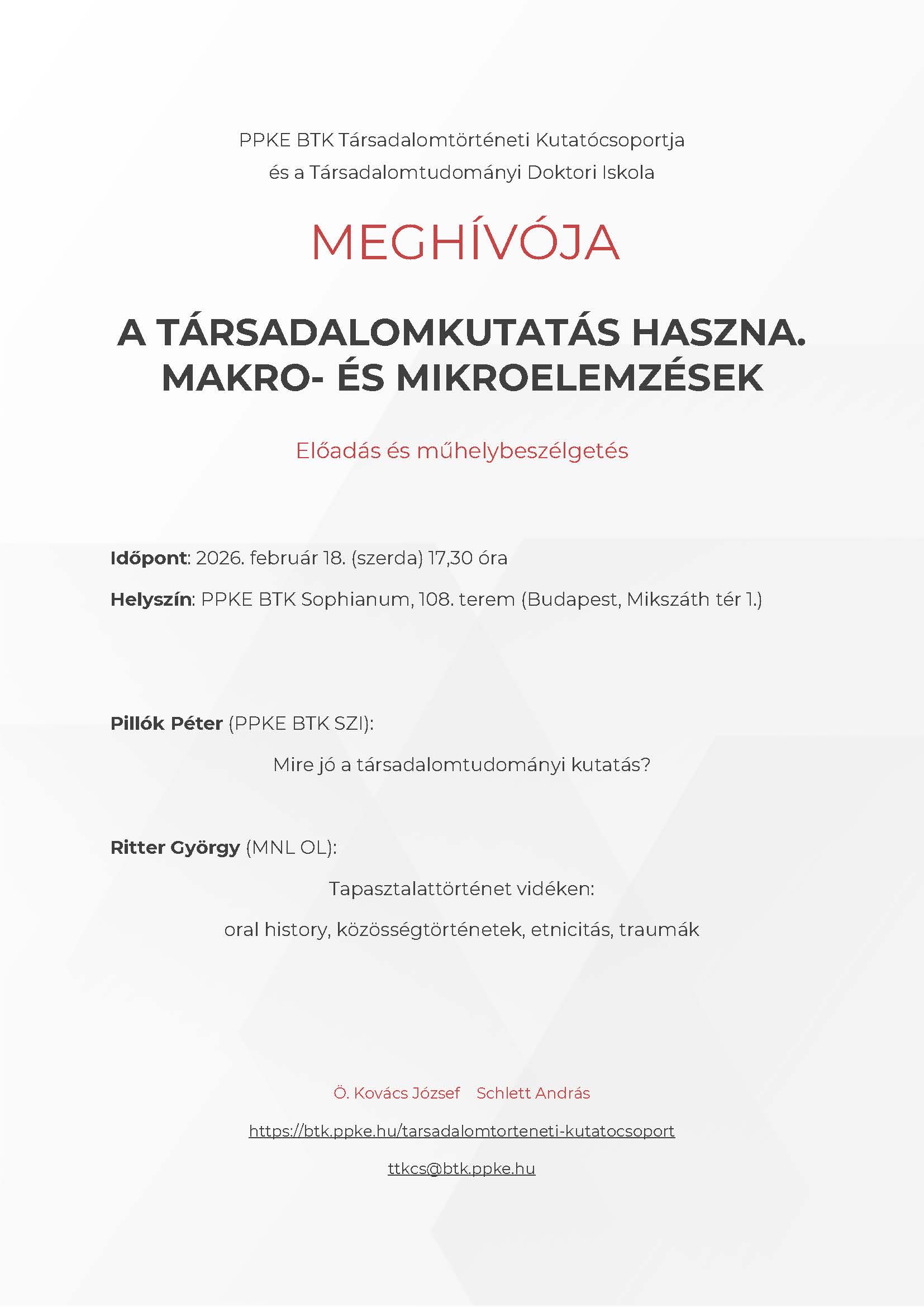 A társadalomkutatás haszna, Makro-és mikroelemzések