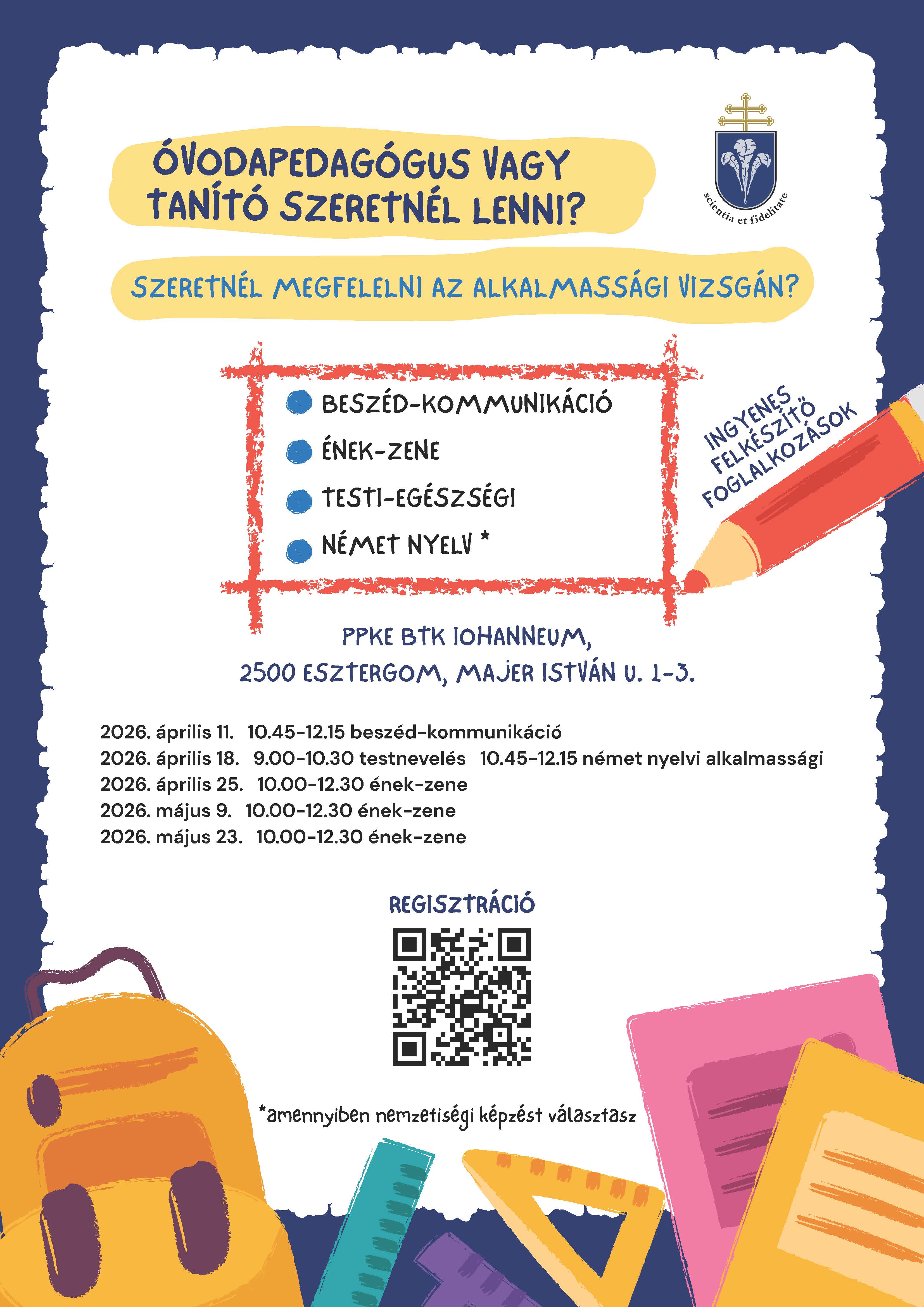 Alkalmassági vizsgára felkészítő tanfolyam