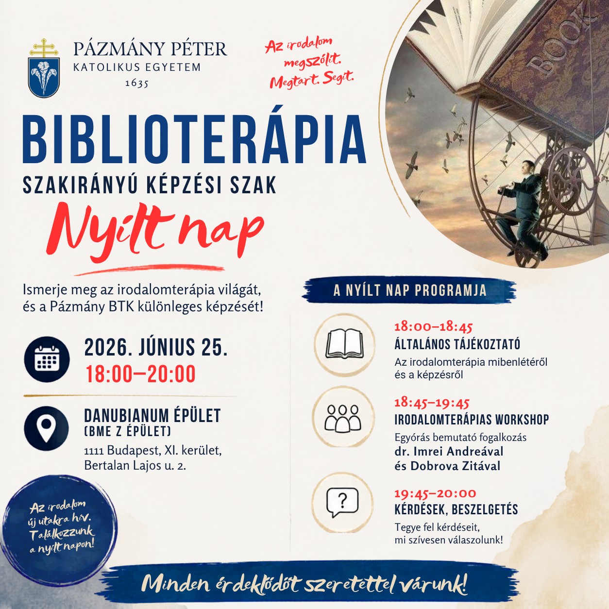 Biblioterápia nyílt nap