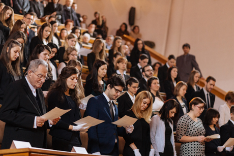 Diplomaátadó ünnepség a PPKE BTK-n