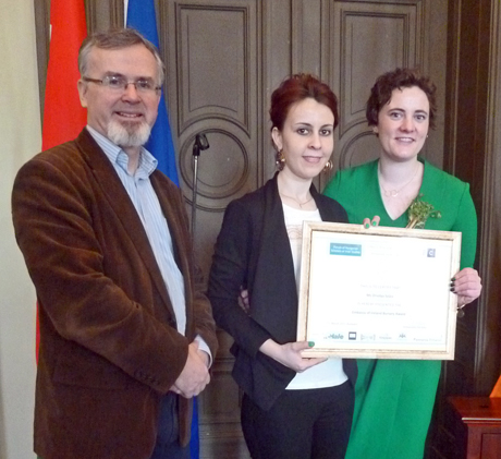 PPCU Student Awarded Irish Research Scholarship