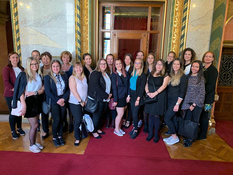 A Parlamentben jártunk