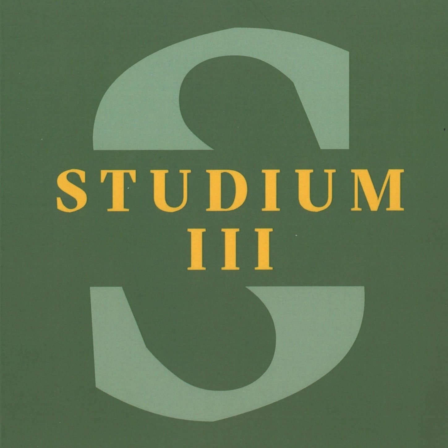 Studium III tanulmánykötet