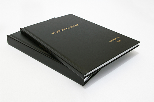 Szakdolgozat-benyújtás