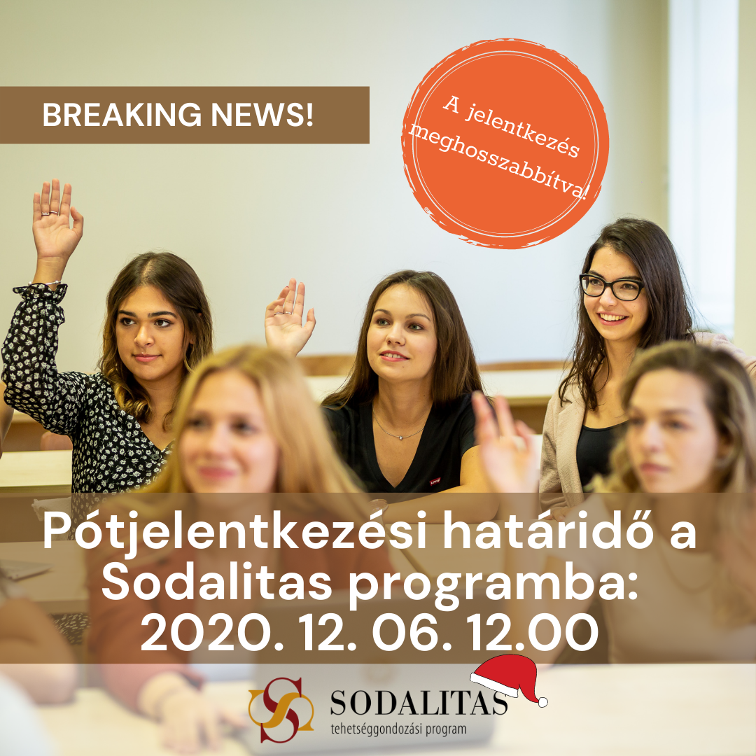 A jelentkezési határidő meghosszabbítva!