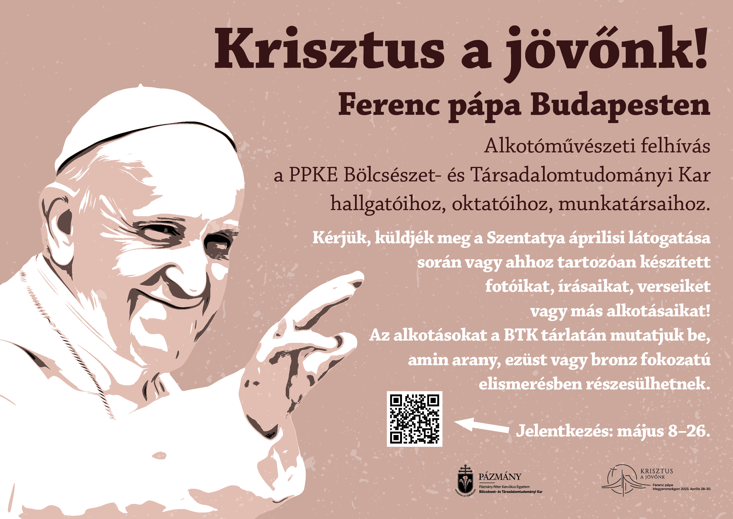Krisztus a jövőnk! – Ferenc pápa Budapesten