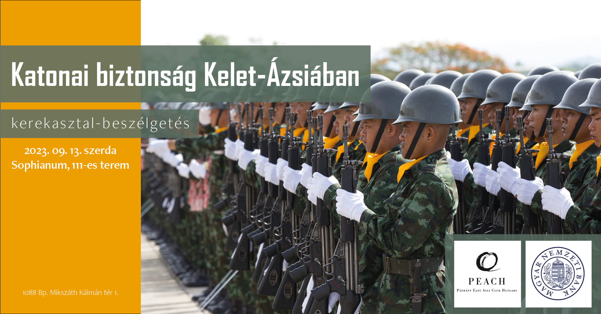 Katonai biztonság Kelet-Ázsiában - PEACH workshop