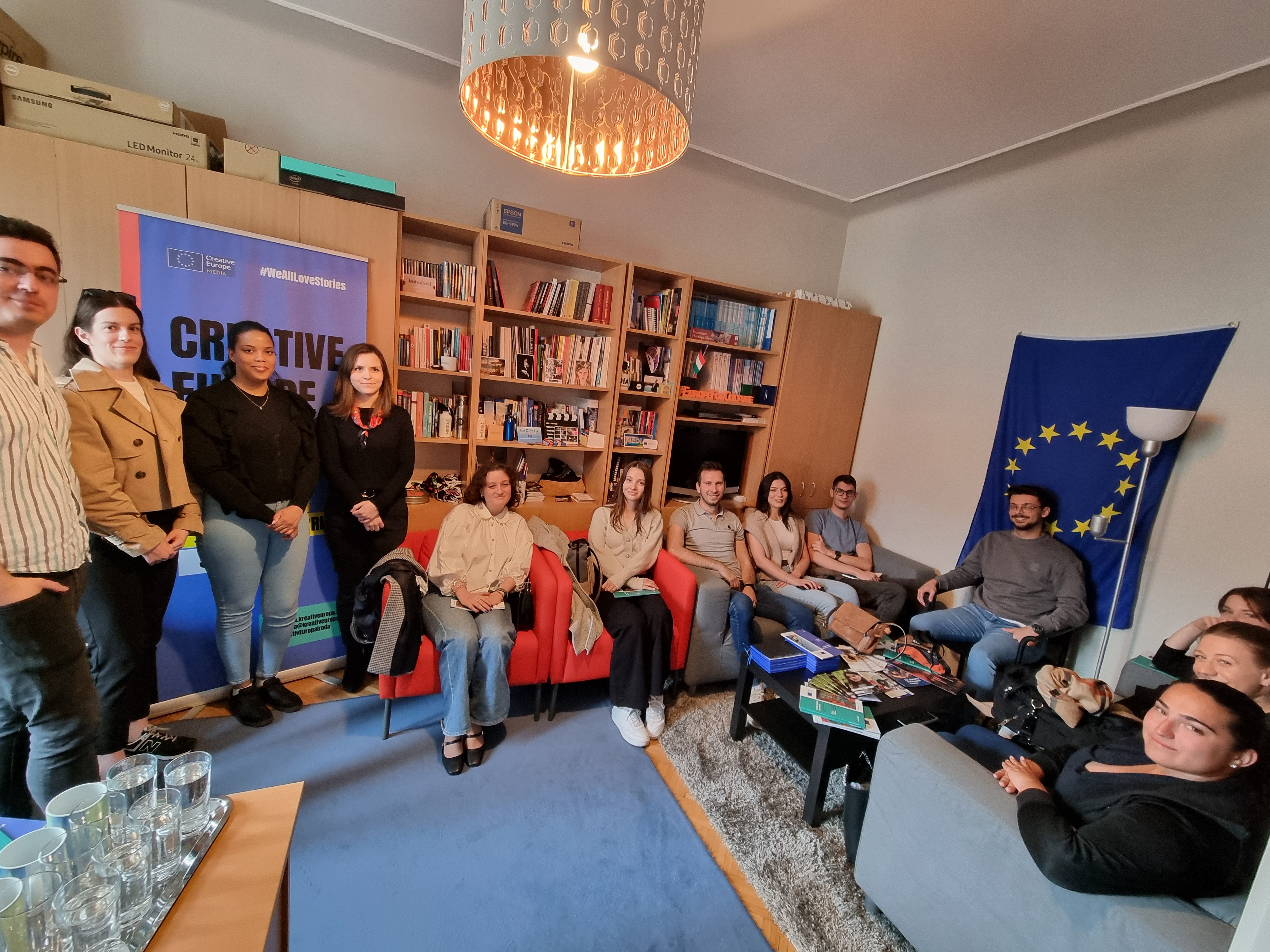 Tanulmányi látogatás a Kreatív Európa Irodában