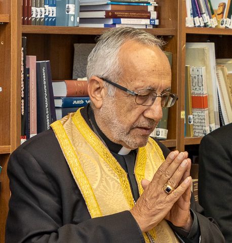 The Armenian Catholic Patriarch, when he was an archbishop, visited our university