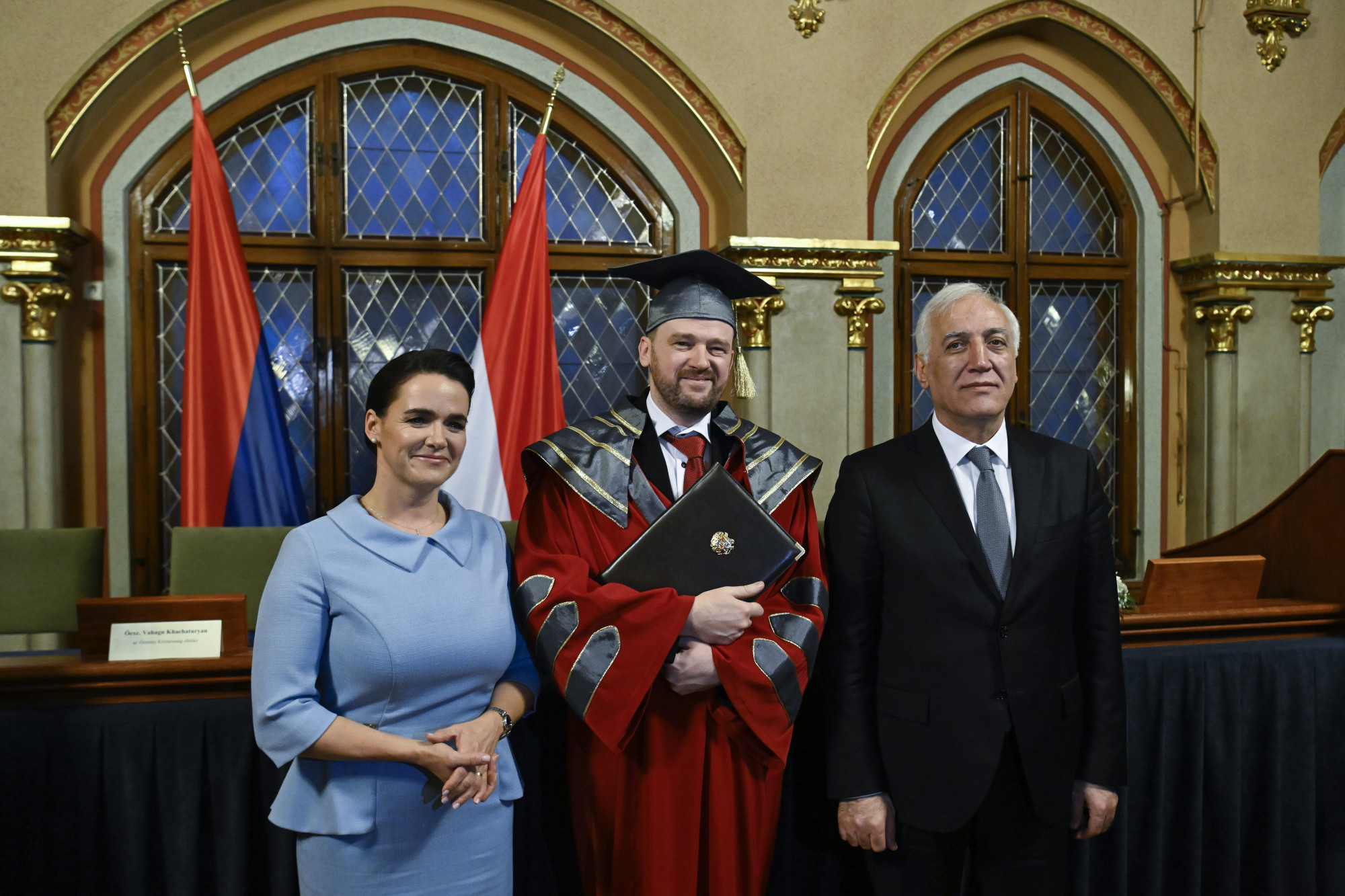 Armenian celebration at Pázmány: President of Armenia Vahagn Khachaturyan has visited the Pázmány Péter Catholic University in Budapest.