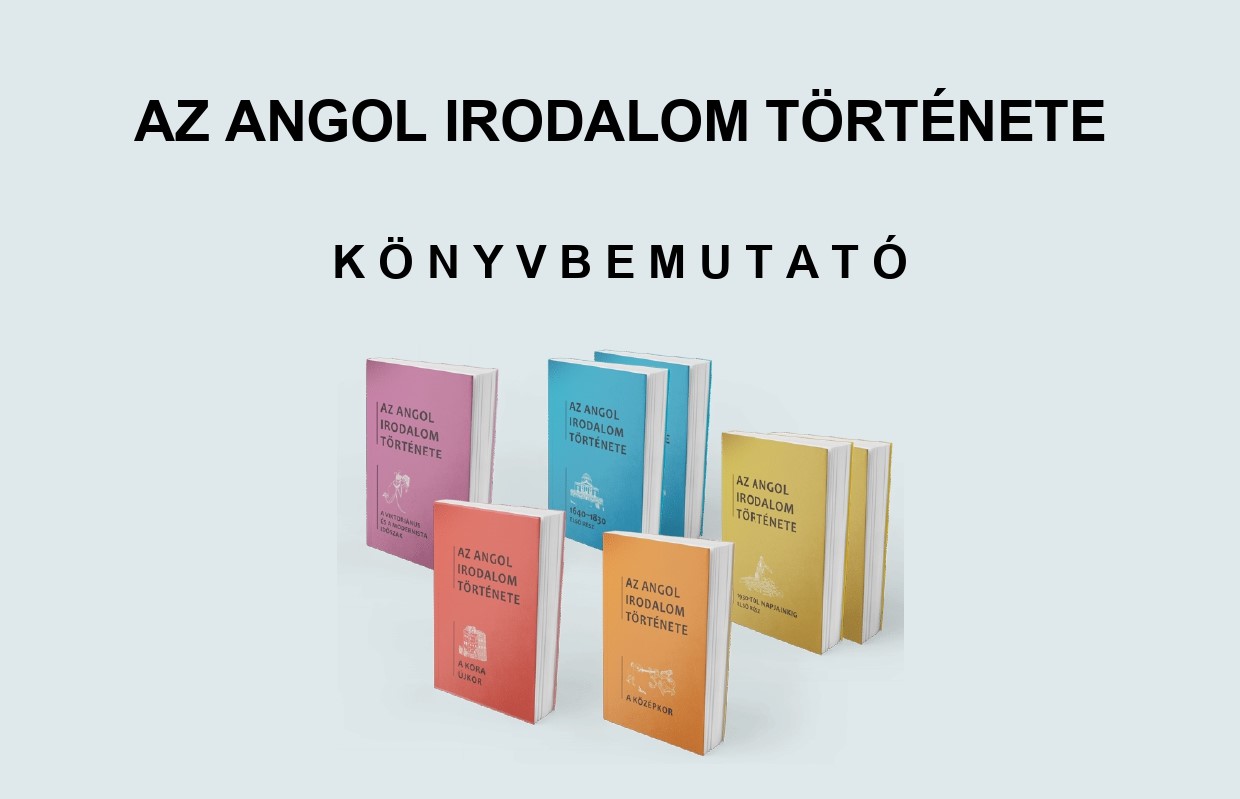 Az angol irodalom története 7 kötetben - könyvbemutató