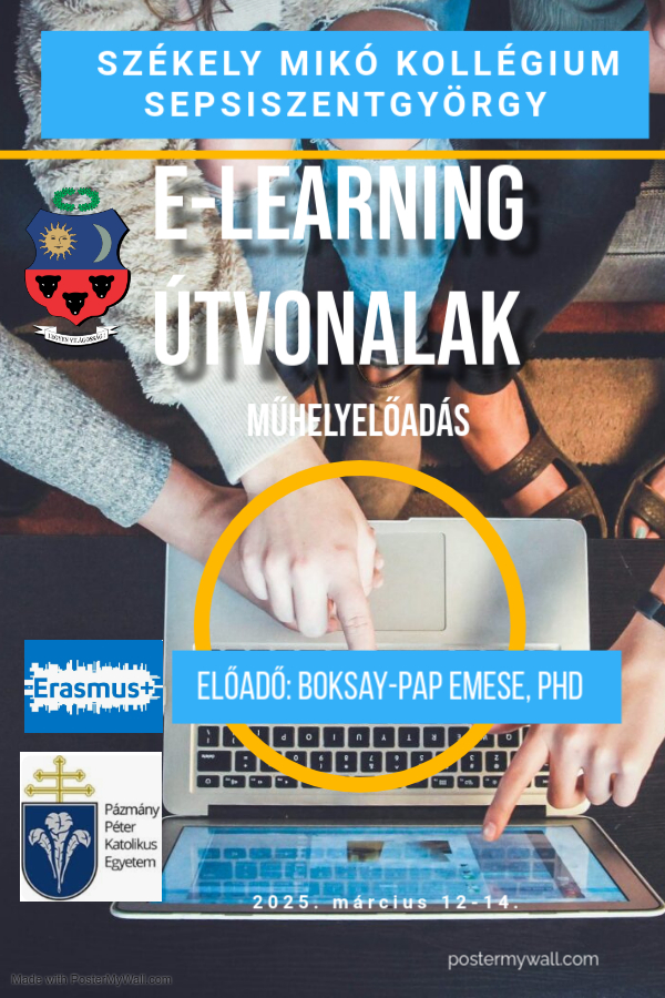 Boksay-Pap Emese tanárnő e-learning műhelysorozatot tartott Székelyföldön
