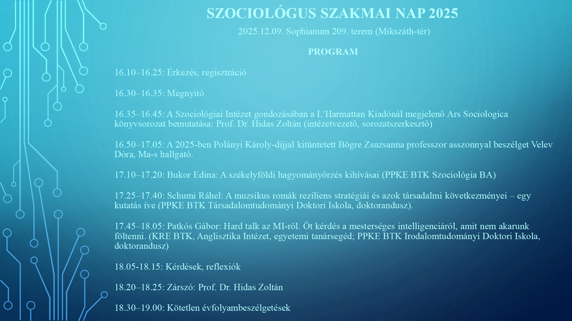 Szociológiai Szakmai Nap