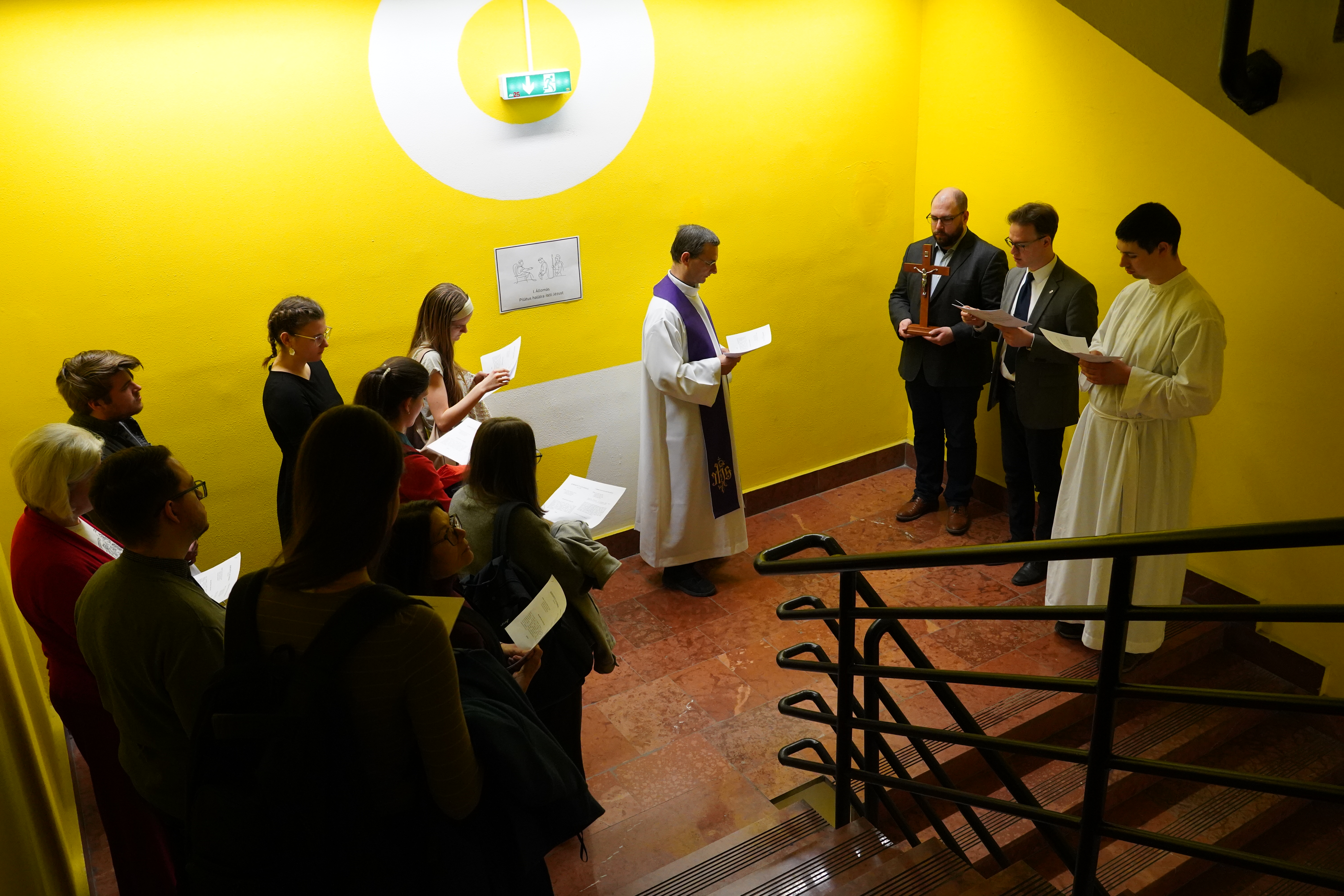 Nagyböjti keresztút a Pázmány BTK-n