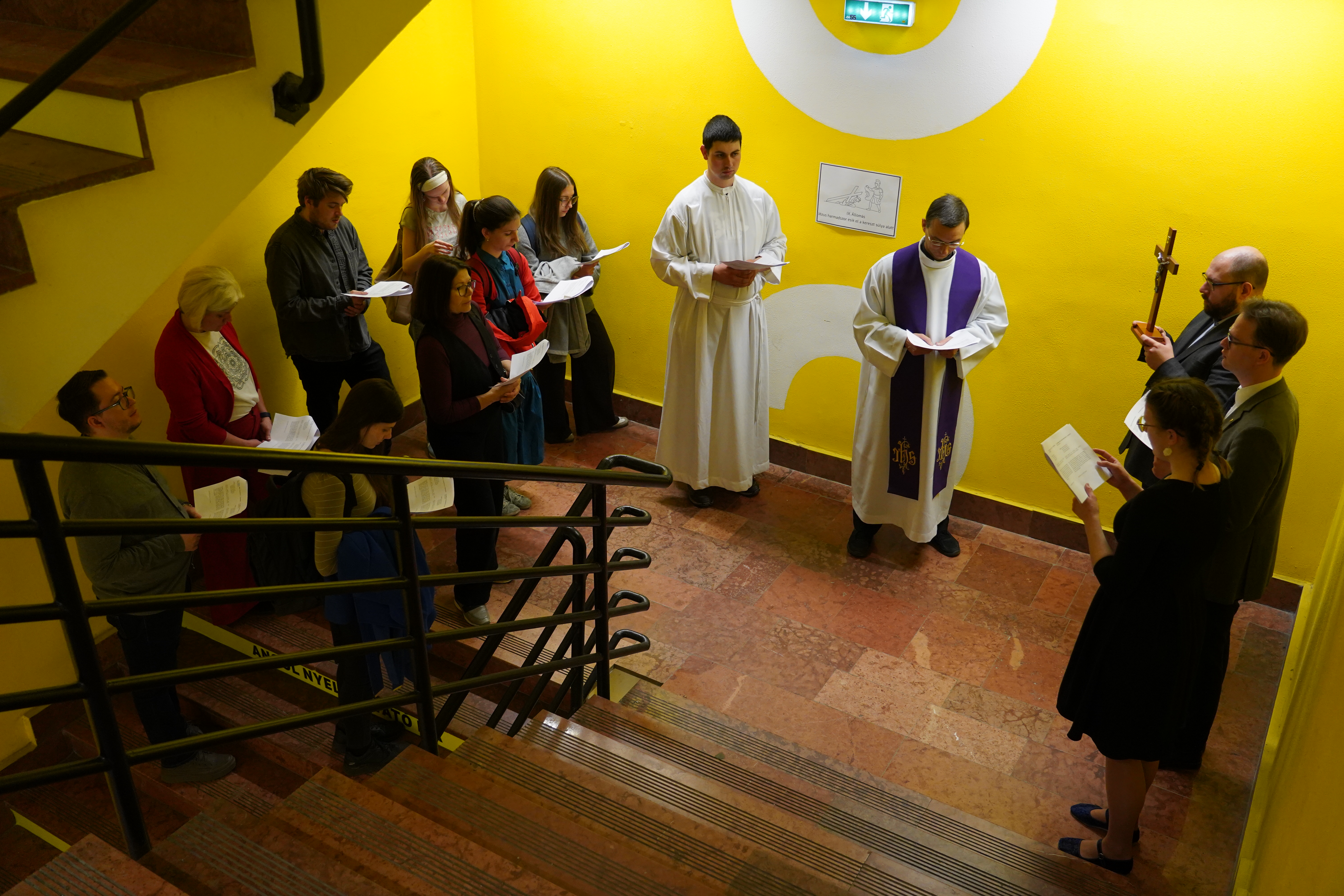 Nagyböjti keresztút a Pázmány BTK-n