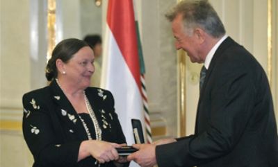 Kiczenko Judit magas rangú kitüntetést kapott